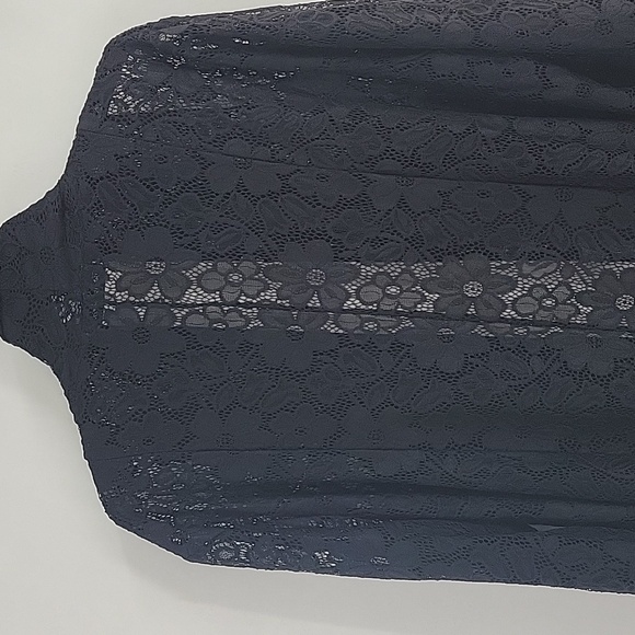Elegant Lace Kimono Black - Picture 8 of 15